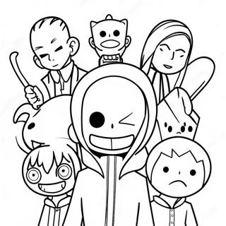 Soul Eater Characters Coloring Page 30323-24443