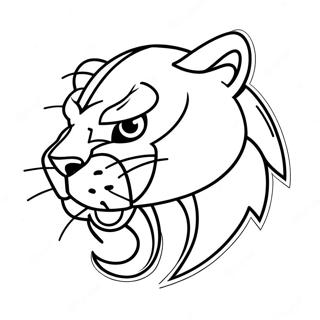 Carolina Panthers Logo Coloring Page 30353-24468