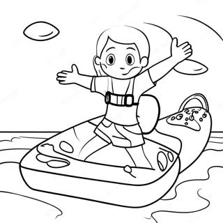 Water Safety Coloring Page 30373-24479