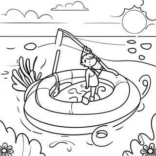 Fun Water Safety Rules Coloring Page 30374-24483