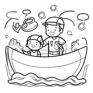 Fun Water Safety Rules Coloring Page 30374-24484