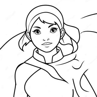 Korra In The Spirit World Coloring Page 30384-24494