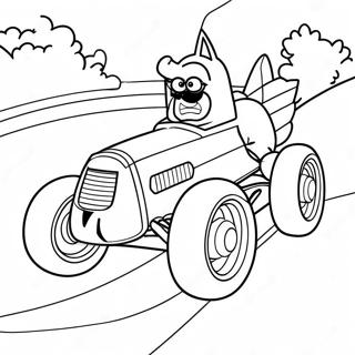 Batwheels Racing Adventure Coloring Page 30414-24526