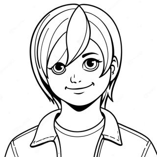 Emo Coloring Pages