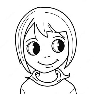 Emo Character Coloring Page 3041-2530