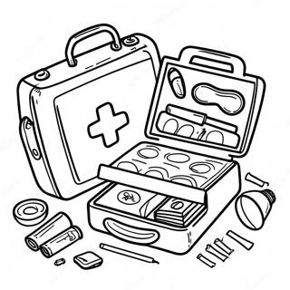 First Aid Coloring Pages