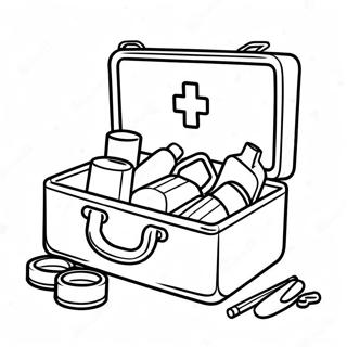 First Aid Kit Coloring Page 30423-24516