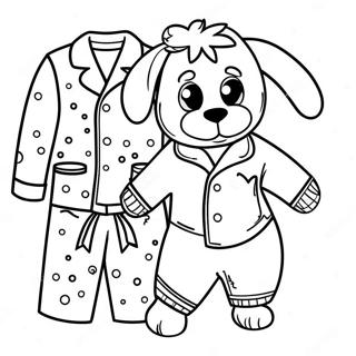 Pajama Day Coloring Page 30433-24523