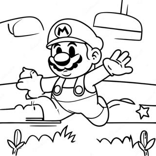 Among Us Mario Coloring Page 30453-24543