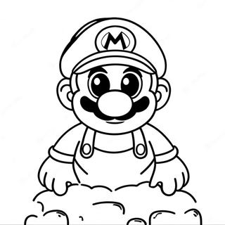 Among Us Mario Coloring Page 30453-24544