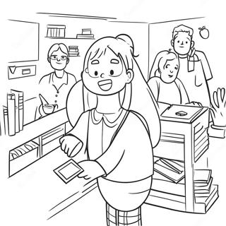 Student Life Coloring Page 30464-24556