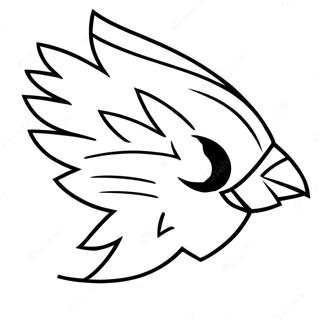 Arizona Cardinals Logo Coloring Page 30473-24563