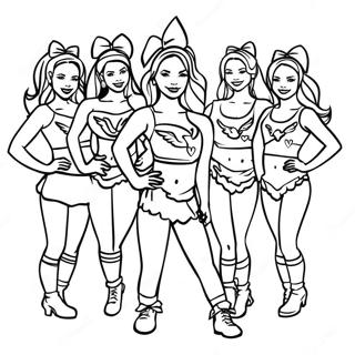 Arizona Cardinals Cheerleaders Coloring Page 30474-24559