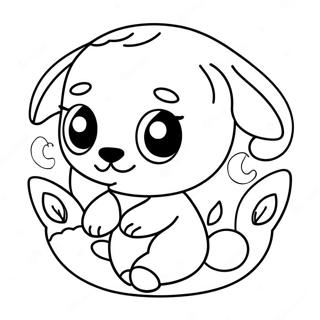 Cute Sticker Coloring Page 30483-24571