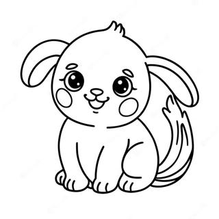 Adorable Animal Sticker Coloring Page 30484-24568