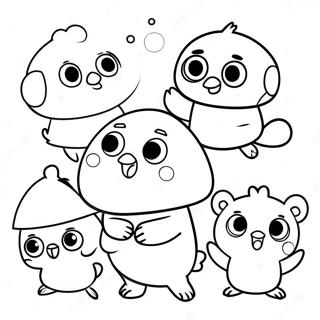 Pororo And Friends Fun Adventure Coloring Page 30494-24578