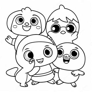 Pororo And Friends Fun Adventure Coloring Page 30494-24579