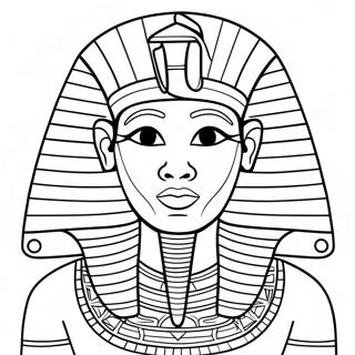 Ancient Egyptian Pharaoh Coloring Page 30514-24596