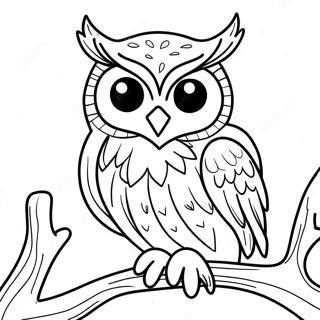 Finished Owl Coloring Page 30533-24603