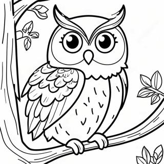 Finished Owl Coloring Page 30533-24604