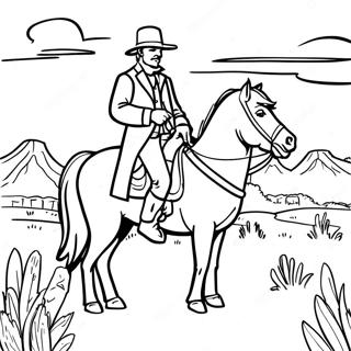 Westward Expansion Pioneer Coloring Page 30543-24614