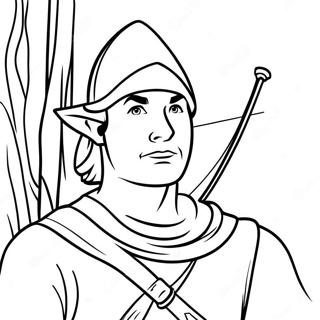 Robin Hood Coloring Page 30553-24618