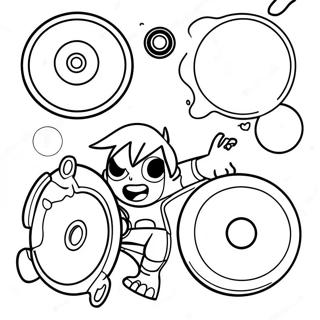 Colorful Wild Kratts Creature Power Discs Coloring Page 30564-24635