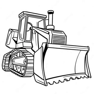 Bulldozer Coloring Pages