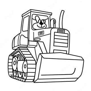 Bulldozer Coloring Pages