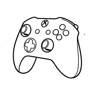 Cute Xbox Controller Coloring Page 30584-24651