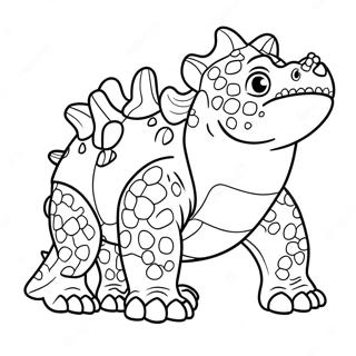 Ankylosaurus Coloring Page 30613-24672