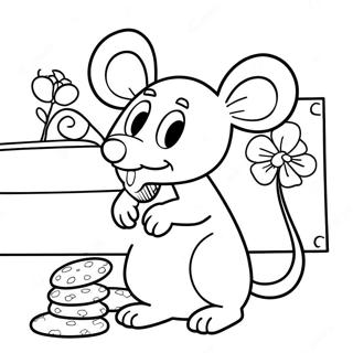 If You Give A Mouse A Cookie Coloring Page 3061-2538