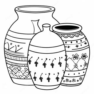 Pottery Coloring Pages