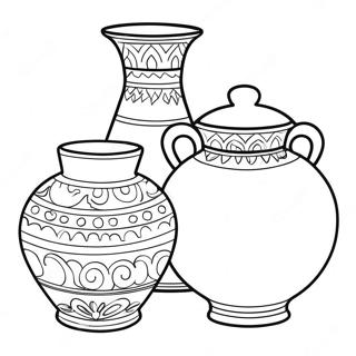 Pottery Coloring Page 30623-24678