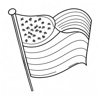 Colorful Blank Flag Template Coloring Page 30664-24713