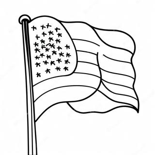 Colorful Blank Flag Template Coloring Page 30664-24715