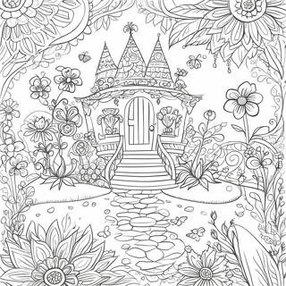 Intricate Johanna Basford Garden Coloring Page 30684-24729