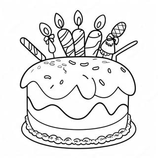 Happy 10th Birthday Coloring Pages