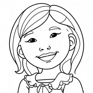 Pretty Girl Coloring Pages