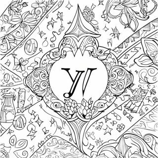 Louis Vuitton Logo Coloring Page 30723-24758