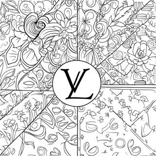 Louis Vuitton Logo Coloring Page 30723-24759