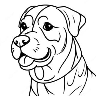 Rottweiler Coloring Page 30763-24790