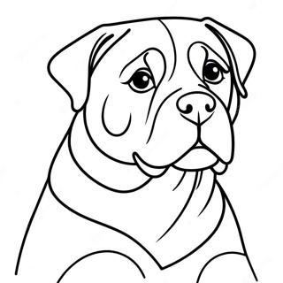 Rottweiler Coloring Page 30763-24791