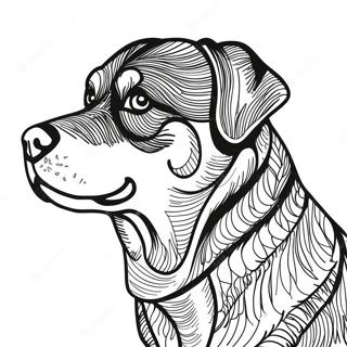 Rottweiler Coloring Page 30763-24792