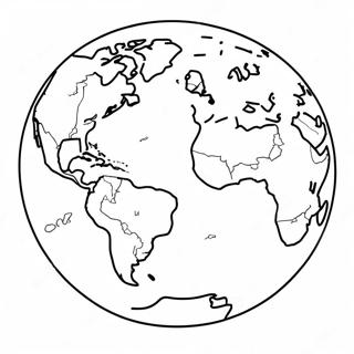 Continents Coloring Pages