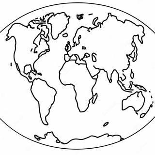 Continents Of The World Coloring Page 30773-24798