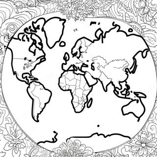 Continents Of The World Coloring Page 30773-24799