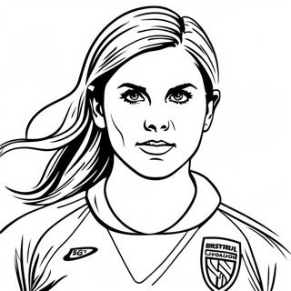 Alex Morgan Coloring Pages