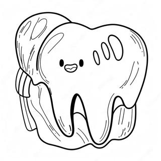 Dental Health Teeth Coloring Page 30793-24814