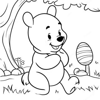 Winnie The Pooh Easter Bunny Coloring Page 30813-24830